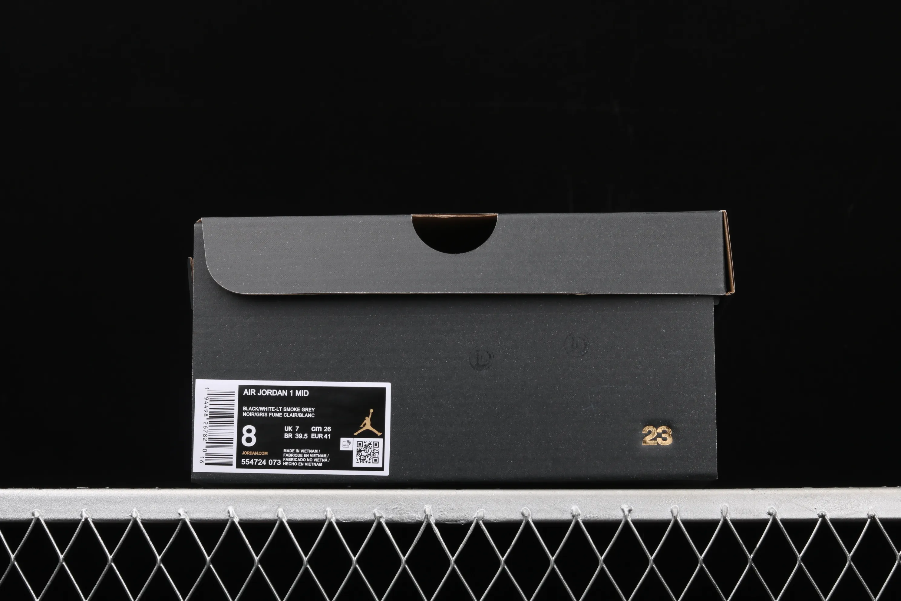 All categories Air Jordan Jordan series basketball shoes Air Jordan 1 Mid Air Jordan 1 Mid AJ1 Joe 1 gray shadow mid-top versatile casual sports shoes 554724-073